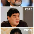 La evolucion de Maradona