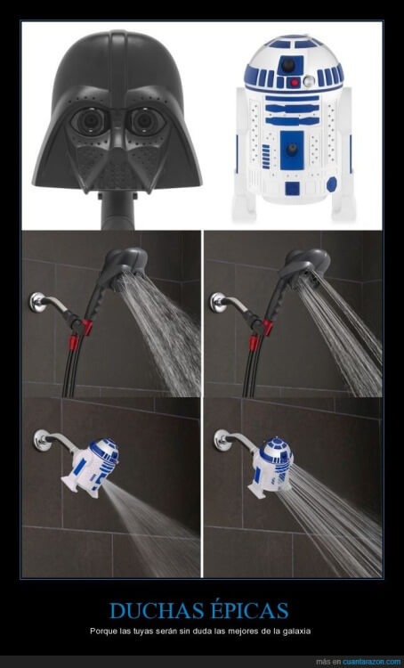 Las mejores duchas de la galaxia