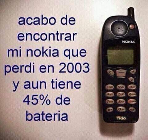 Encontre mi Nokia del 2003 y aun funciona