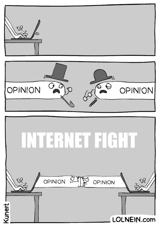 Peleas de Internet