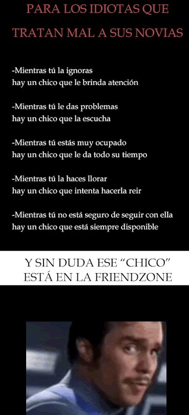 Para los idiotas que tratan mal a sus novias