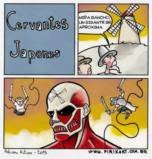 Si cervantes fuese Japones