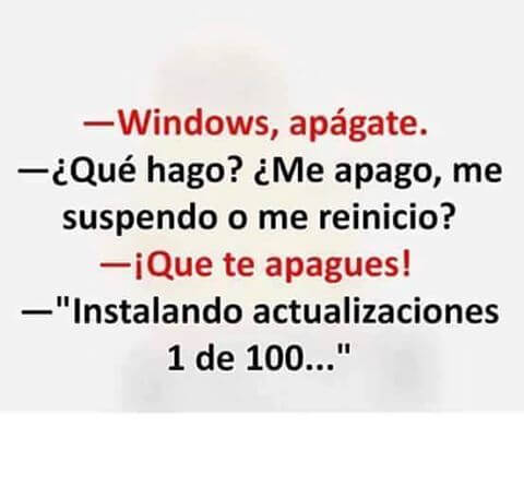 Si hablaras con Windows
