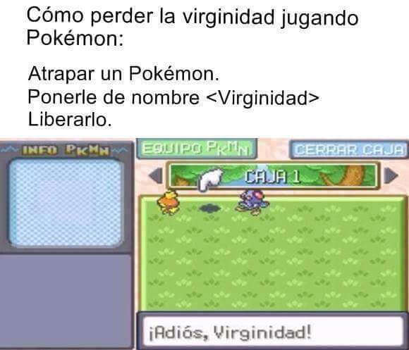 Como perder la virginidad jugando pokemon