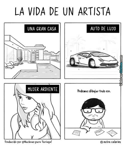 La vida de un artista