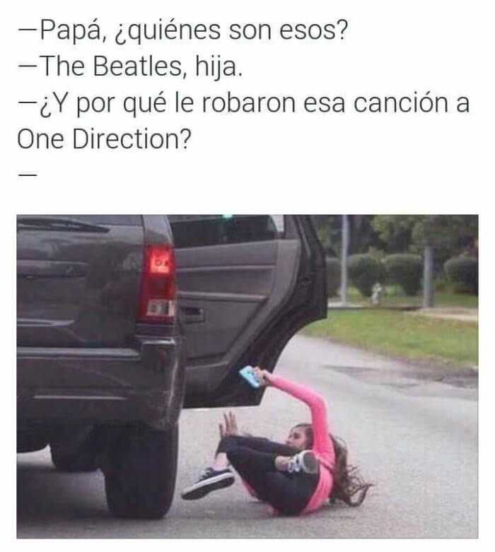 Y porque los Beatles le roban canciones