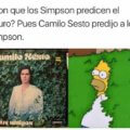 Camilo sesto predijo a Los Simpsons