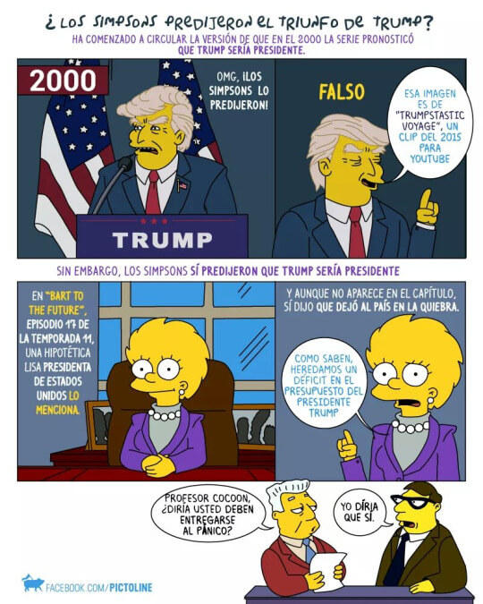 La verdad de las predicciones de los Simpsons