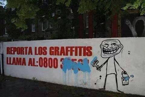 Reporta los graffitis