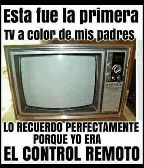 Fue la primera TV a color de mis padres