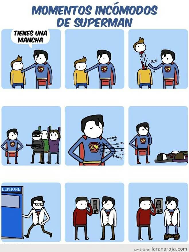 Momento incomodos de superman