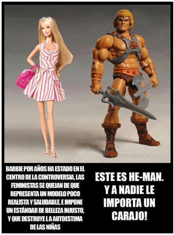 Barbie vs He-Man