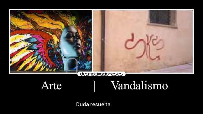 Arte vs vandalismo