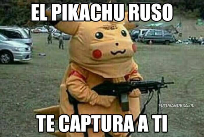 Este es el Pikachu Ruso