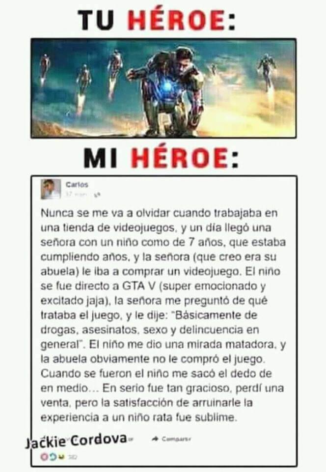 Tu heroe vs el mio