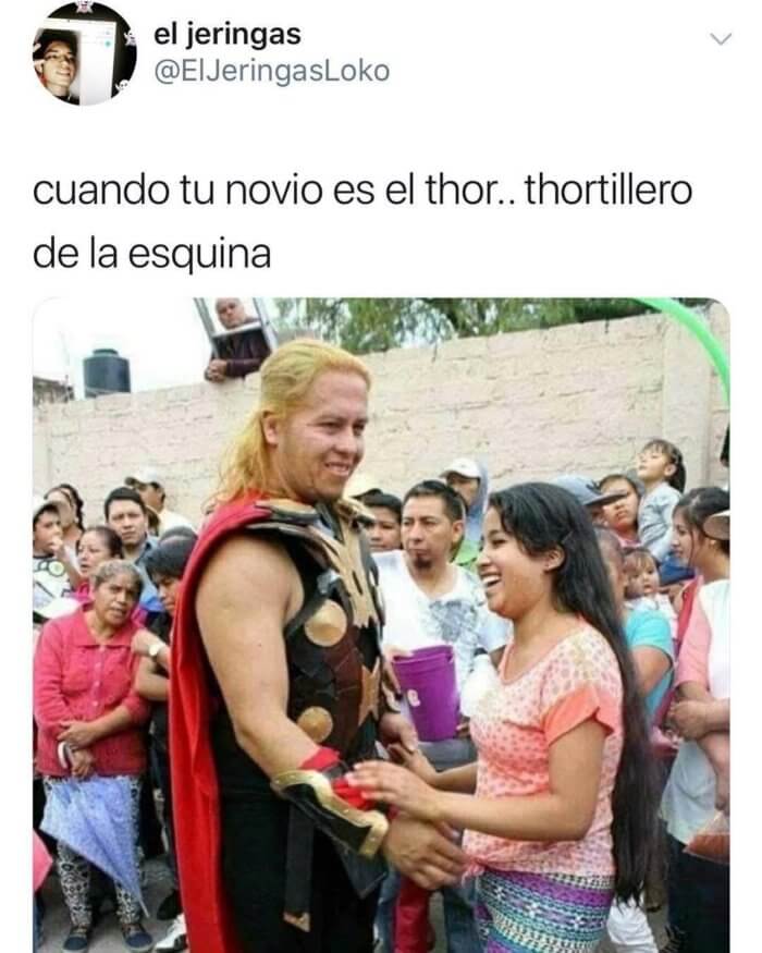 Cuando tu novio es Thor