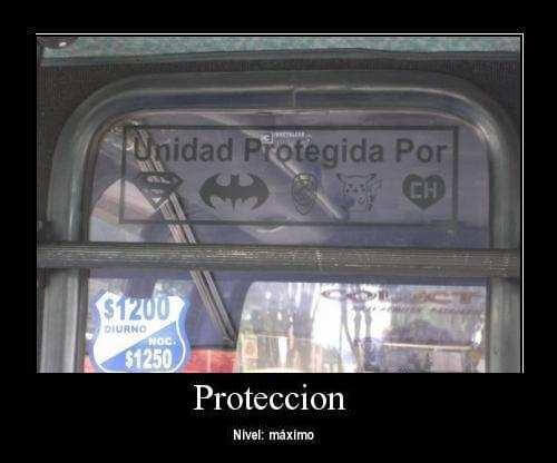 Proteccion nivel maximo
