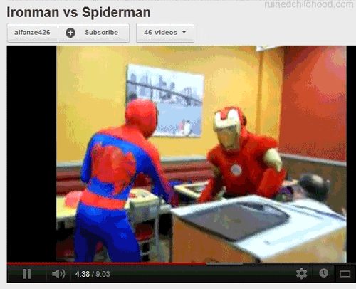 Ironman vs Spiderman