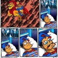 Superman aun no supera no poder salvar a simba y su padre