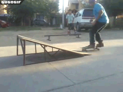 Increible truco en Skate