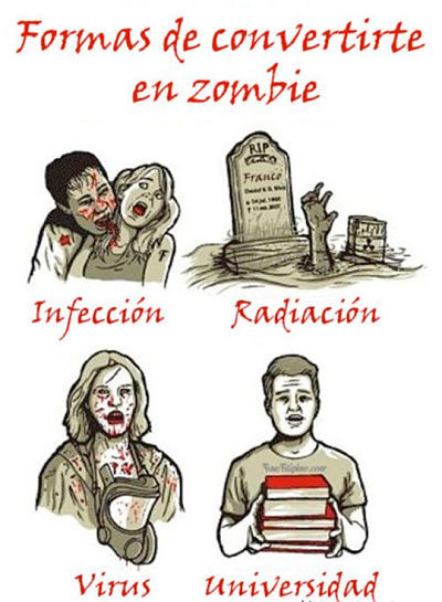 Como ser un zombie