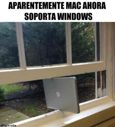 Mac ahora es capaz de soportar windows
