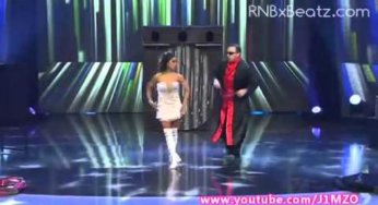 Es imposible quitar la mirada de su vestido