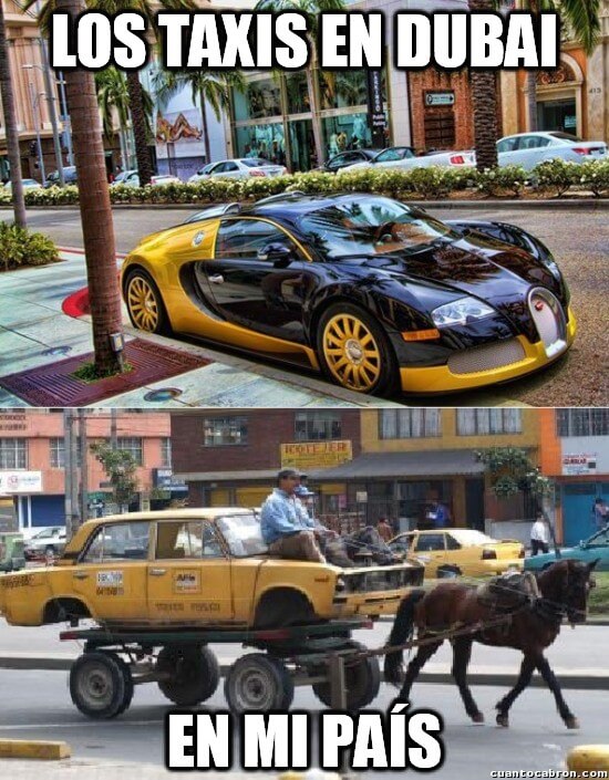 Asi son los taxis en Dubai