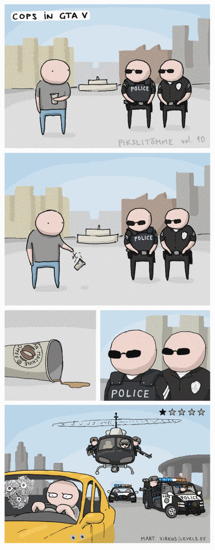 Policias en GTA V