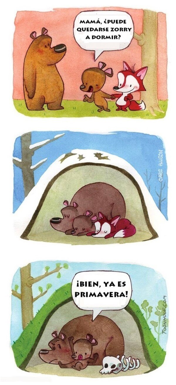 Y por eso los osos no pueden tener amigos