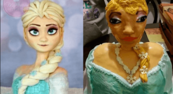Dos pasteles de Frozen muy diferentes
