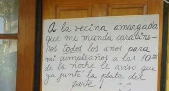 Mi vecina la amargada