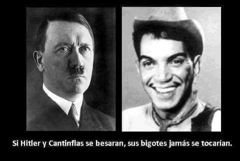 Si Hitler y cantinflas se besaran