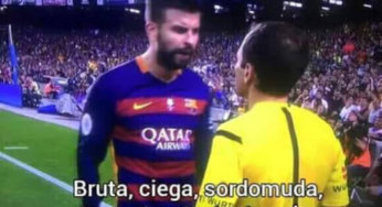 ¿Que le dijo Pique al juez de línea para que le expulsara?