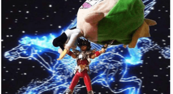 Seiya elevando su cosmo algo que jamás volverás a ver