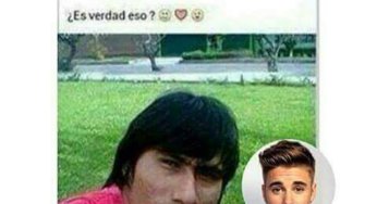 La persona increíblemente parecido a Justin Bieber