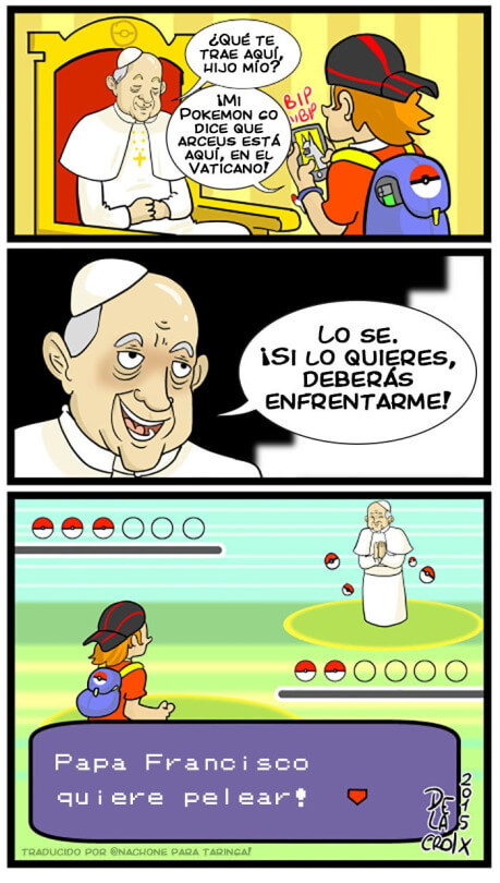 Pokemon en el vaticano
