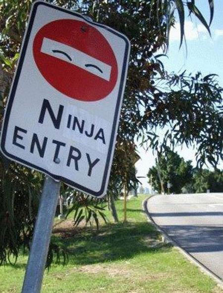 Entrada de ninjas