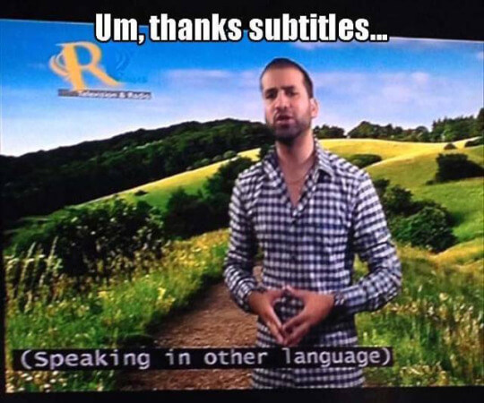 La importancia de buenos subtitulos