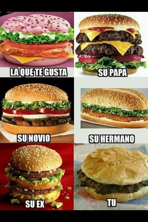 El amor en forma de hamburguesa