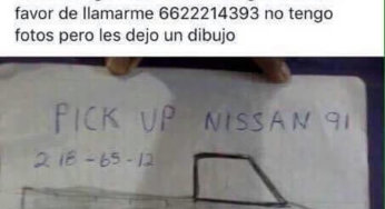 Si alguien ha visto esta camioneta por favor llame