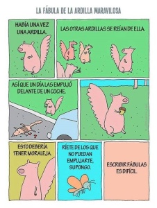 Conoces la fabula de la ardilla maravillosa