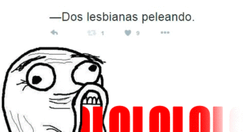 Las lesbianas pelean de una manera extraña