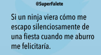 Un ninja estaría orgulloso