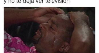 Cuando se ponen hablar y no te dejan ver televisión