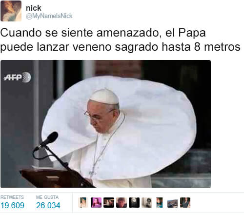 Las medidas de defensa del Papa