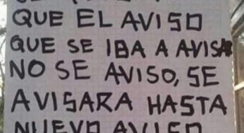 Están todos avisados