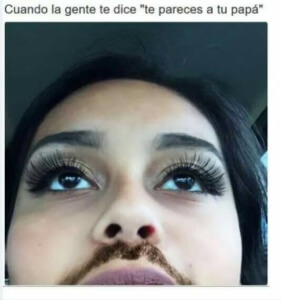 Cuando te dicen que eres igual a tu padre 