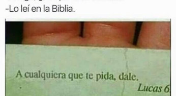 Si la biblia lo dice