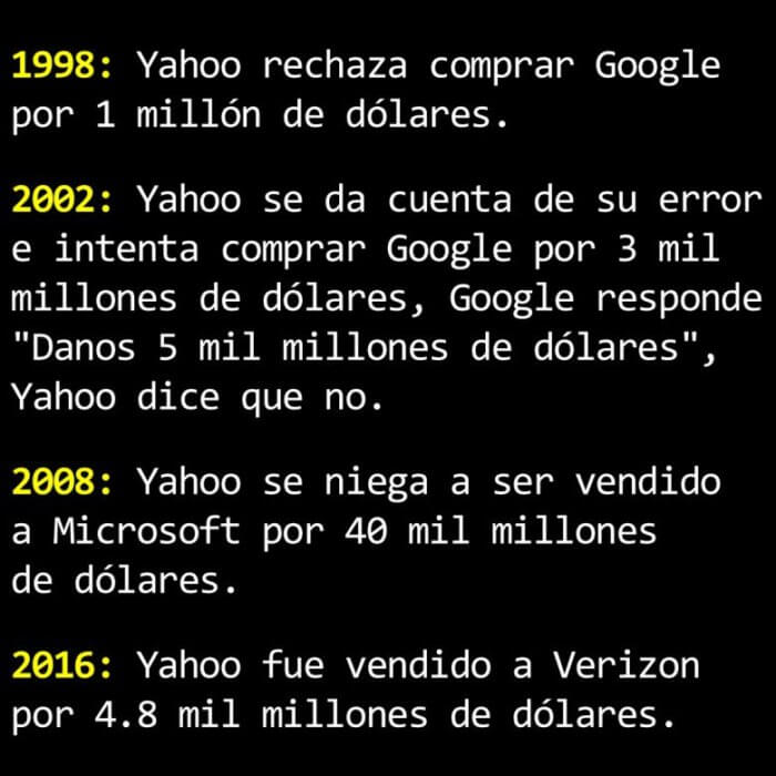 Yahoo y su historial de tomar malas decisiones